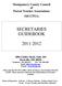 SECRETARIES GUIDEBOOK 2011-2012