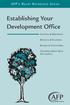 Establishing Your Development Office