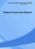 Patient Access User Manual