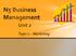 Unit 2. Topic 1 - Marketing