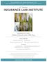 INSURANCE LAW INSTITUTE