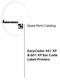 Spare Parts Catalog. EasyCoder 501 XP & 601 XP Bar Code Label Printers