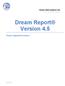 Dream Report Version 4.5
