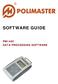 SOFTWARE GUIDE PM1405 DATA PROCESSING SOFTWARE