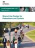 Shared Use Routes for Pedestrians and Cyclists
