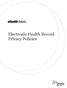 Electronic Health Record Privacy Policies