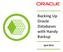Backing Up Oracle Databases with Handy Backup