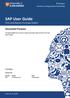 SAP User Guide. Document Purpose. Print and Reprint Purchase Orders. Versions. IT Services. www.le.ac.uk/its. Leicester Learning Institute Partnership