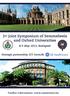 1 st Joint Symposium of Semmelweis and Oxford Universities 8-9 May 2015, Budapest