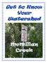 Get to Know Your Watershed. McMillan Creek
