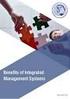 INTEGRATED MANAGEMENT SYSTEM MANUAL IMS. Based on ISO 9001:2008 and ISO 14001:2004 Standards