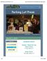 Parking Lot Press. March 7, 2013 UPCOMING EVENTS. Teachers' Observation Day School Closure Friday, March 8. Spring Auction Thursday, March 14
