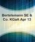Bertelsmann SE & Co. KGaA's Hybrid Equity Content Revised To Intermediate; 'BBB+/A-2' Ratings Affirmed