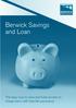 Berwick Savings and Loans - How to Save Money