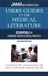 USERS GUIDES MEDICAL LITERATURE