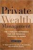 PRIVATE WEALTH MANAGEMENT THE COMPLETE REFERENCE FOR THE PERSONAL FINANCIAL PLANNER