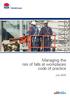 Managing the risk of falls at workplaces code of practice