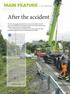 After the accident. MAIN FEATURE I Accidents. 8 Global Magazine ı 5 2011
