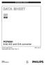 INTEGRATED CIRCUITS DATA SHEET. PCF8591 8-bit A/D and D/A converter. Product specification Supersedes data of 2001 Dec 13.