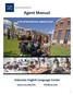 Agent Manual. Intensive English Language Center