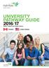 UNIVERSITY PATHWAY GUIDE 2016/17
