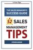 52 SALES MANAGEMENT TIPS