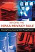 HIPAA Privacy Rule CLIN-203: Special Privacy Considerations