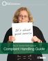 It s about good service. Tips for Toronto Public Service. Complaint Handling Guide