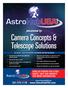 Camera Concepts & Telescope Solutions LET US SELL YOUR ASTRONOMY EQUIPMENT FOR YOU! WE OFFER