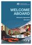 WELCOME ABOARD. Enterprise Agreement 2012-2015