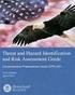 Threat and Hazard Identification and Risk Assessment