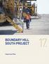 Boundary Hill South Project 17. Hazard and Risk