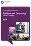 Key findings from the national. Accident and Emergency patient survey