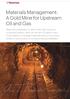 Materials Management: A Gold Mine for Upstream Oil and Gas