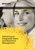 Delivering on Integrated Talent and Workforce Management. An Epicor White Paper