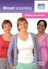 NHS breast screening Helping you decide