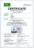 Certificate: 0000040334 / 9 September 2014