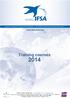 Training courses. Défense Conseil International www.groupedci.com / www.ifsa-avia.org