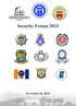 Security Forum 2015   OCTOBER 16, 2015
