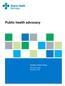 Public health advocacy