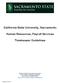 California State University, Sacramento. Human Resources, Payroll Services. Timekeeper Guidelines