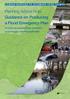 Planning Advice Note Guidance on Producing a Flood Emergency Plan. For planning applicants and developers to accompany a planning application