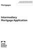 Mortgages Intermediary Mortgage Application