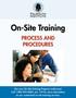 Falmouth Institute On-Site Training Process and Procedures