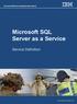 Microsoft SQL Server as a Service