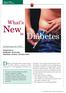 New in Diabetes. Diabetes is becoming more common. By the. What s. Presented at McMaster University, Hamilton, Ontario, October 2001.