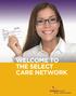 welcome to the select care network