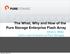 The What, Why and How of the Pure Storage Enterprise Flash Array