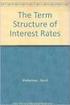 The Term Structure of Interest Rates