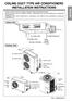 CEILING DUCT TYPE AIR CONDITIONERS INSTALLATION INSTRUCTIONS